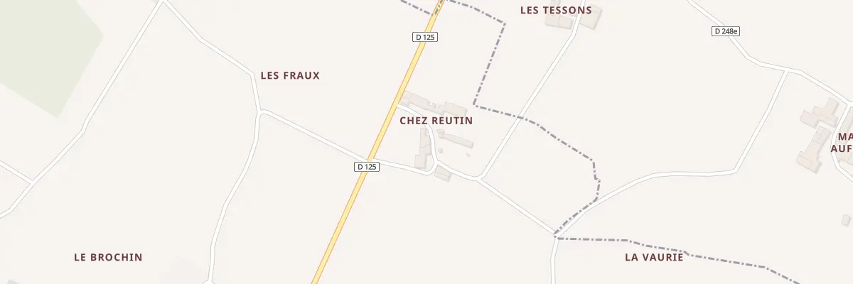 Plan du 4 Rue de Chez Reutin à Givrezac
