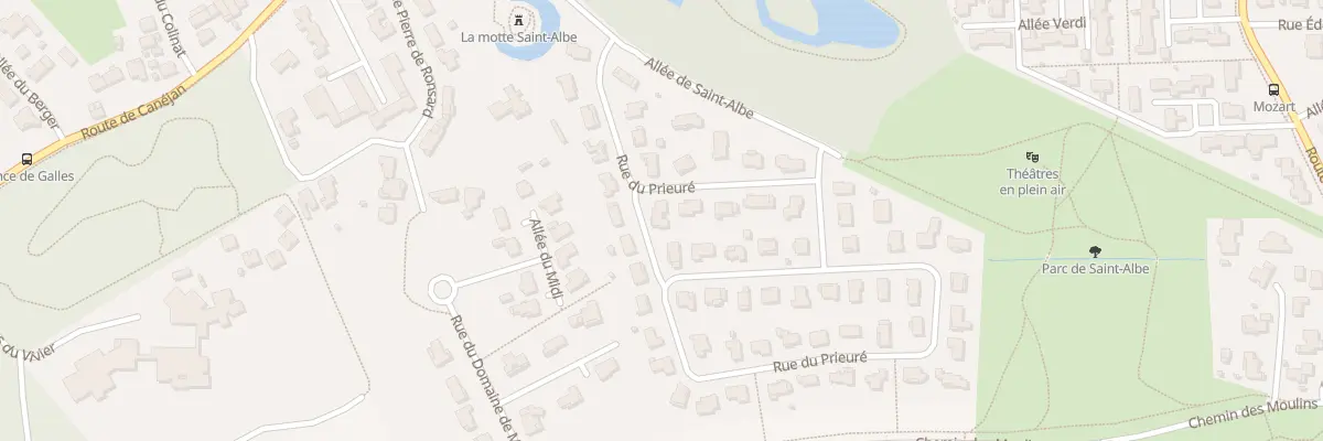 Plan du 13 Rue de Prieure à Gradignan