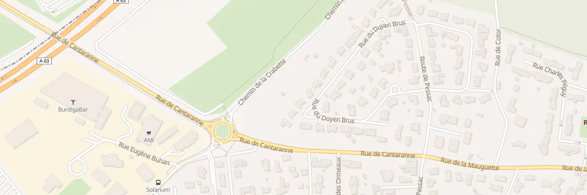 Plan du 28 Rue du Doyen Brus à Gradignan