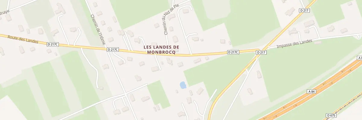 Plan du 28 Rte des Landes à Villy-Bocage