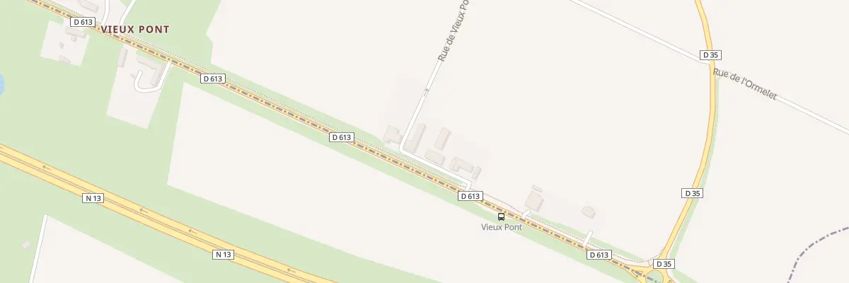 Plan du 515 Rue de Vieux Pont à Vaux-sur-Seulles