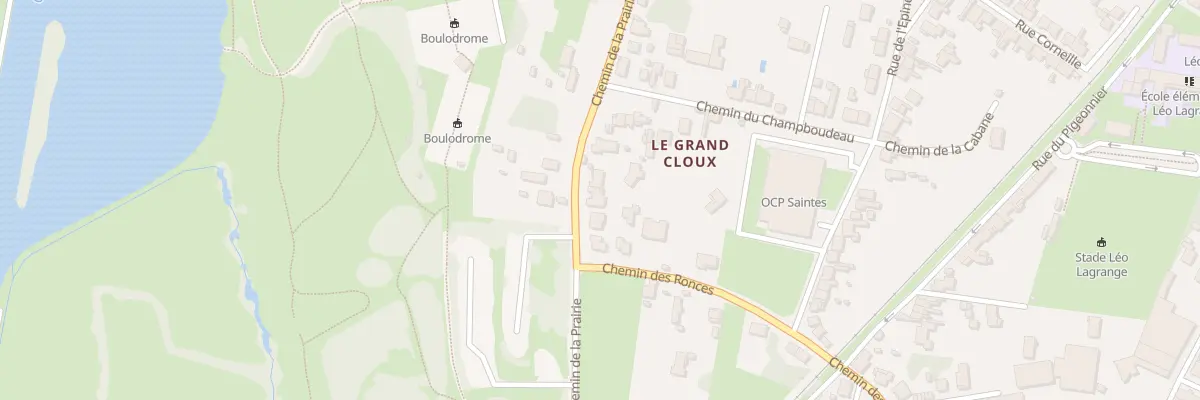Plan du 23 Che de la Prairie à Saintes