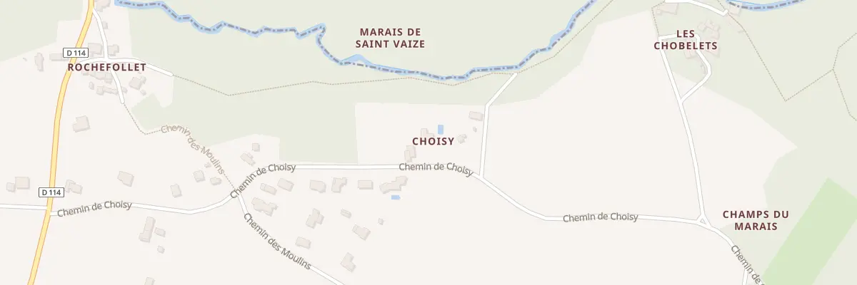 Plan du 5132 Choisy à Bussac-sur-Charente