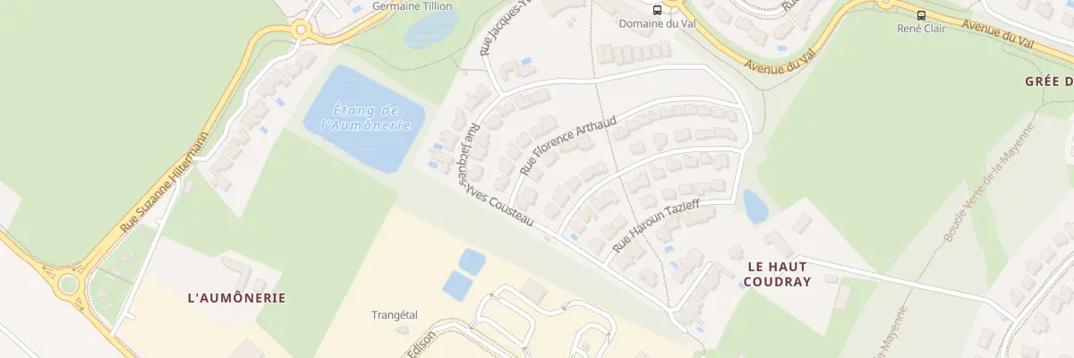 Plan du 63 Rue Florence Arthaud à Montreuil-Juigné