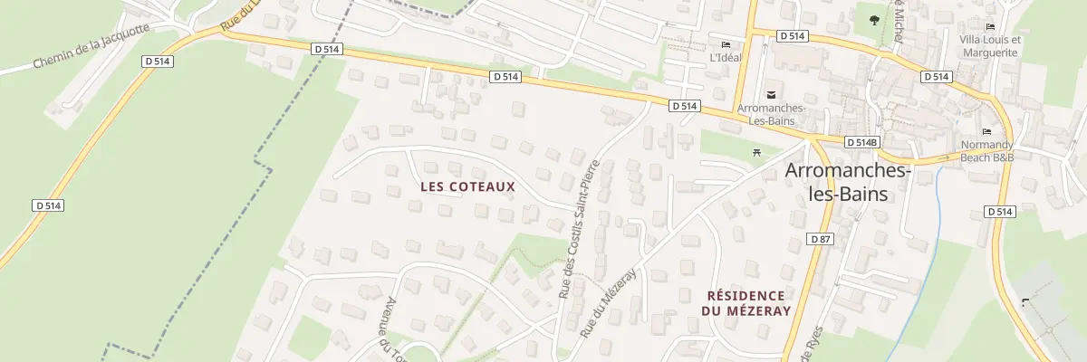 Plan du 5325 Lot Residence des Coteaux à Arromanches-les-Bains