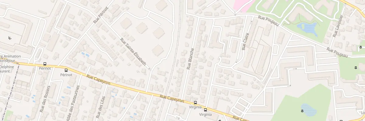 Plan du 21 Rue Blanche à Bordeaux