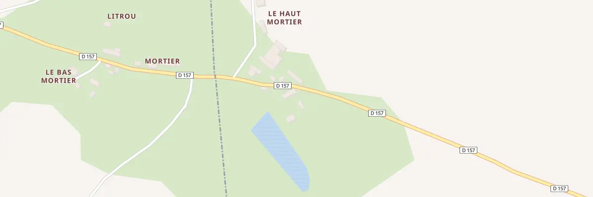 Plan du 1 Les Mortiers à La Haie-Traversaine