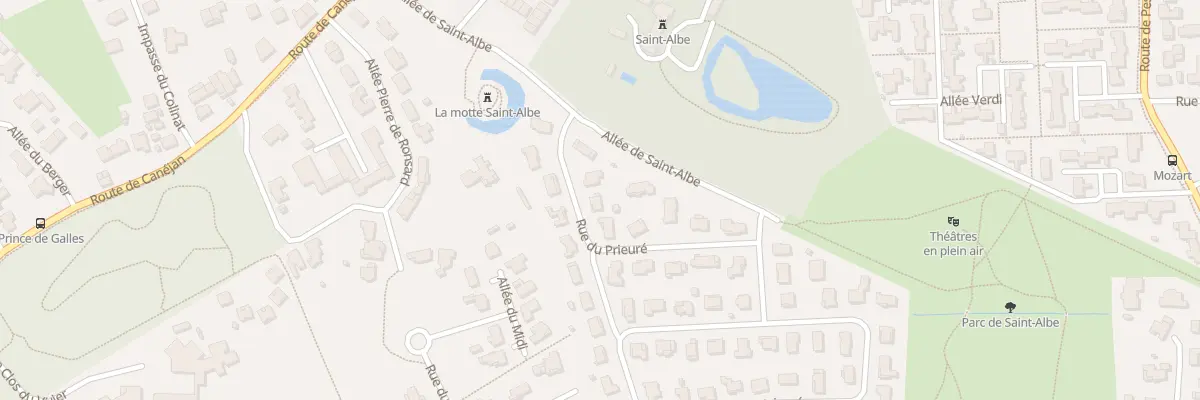 Plan du 6 Rue de Prieure à Gradignan