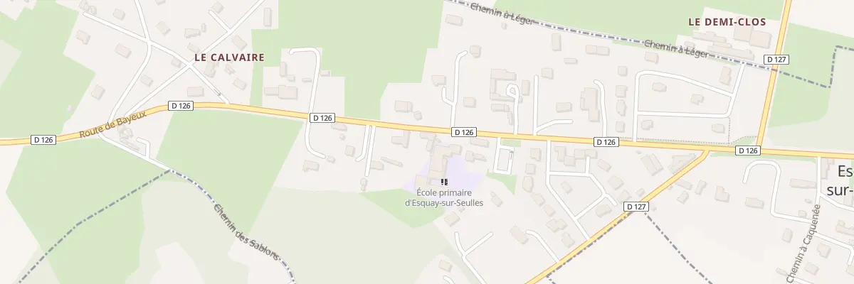 Plan du 11 Rte de Bayeux à Esquay-sur-Seulles
