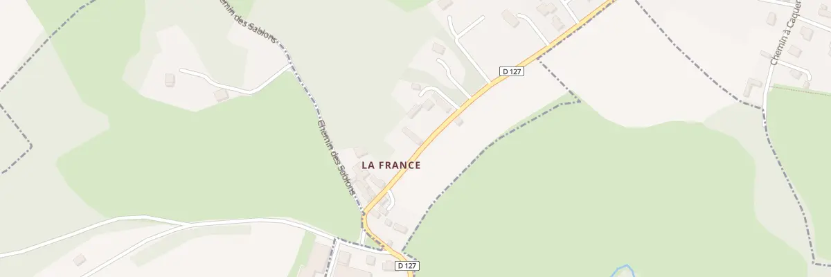 Plan du 20 Che de la France à Esquay-sur-Seulles