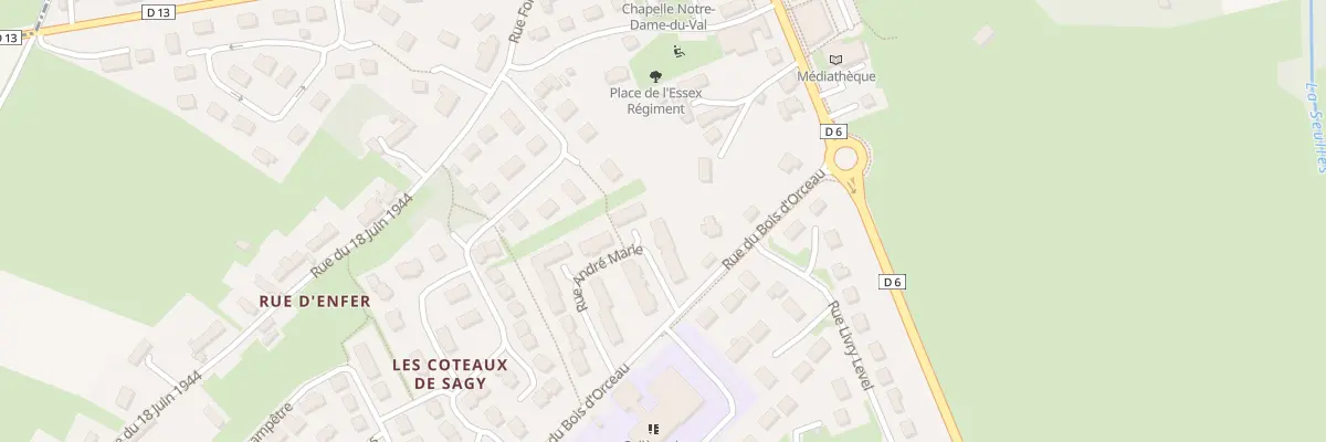 Plan du 12 Rue André Marie à Tilly-sur-Seulles