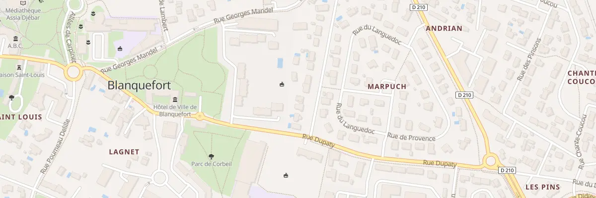 Plan du 8 Rue de Marpuch à Blanquefort