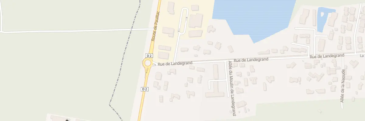 Plan du 104 Rue de Landegrand à Parempuyre