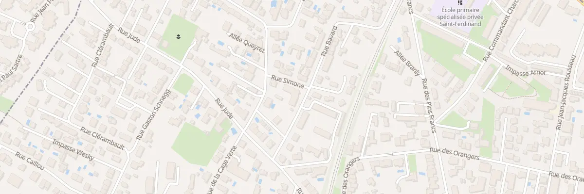 Plan du 10 Rue Bavard à Bordeaux