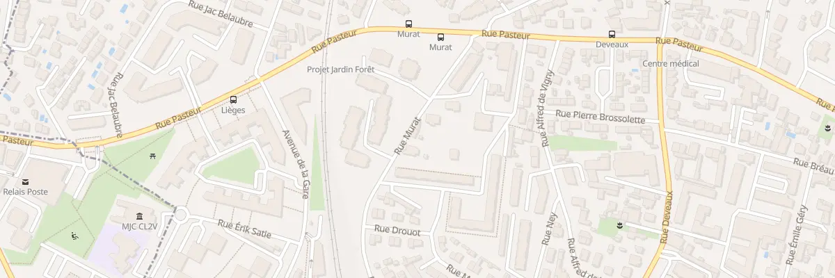 Plan du 55 Rue Murat à Bordeaux