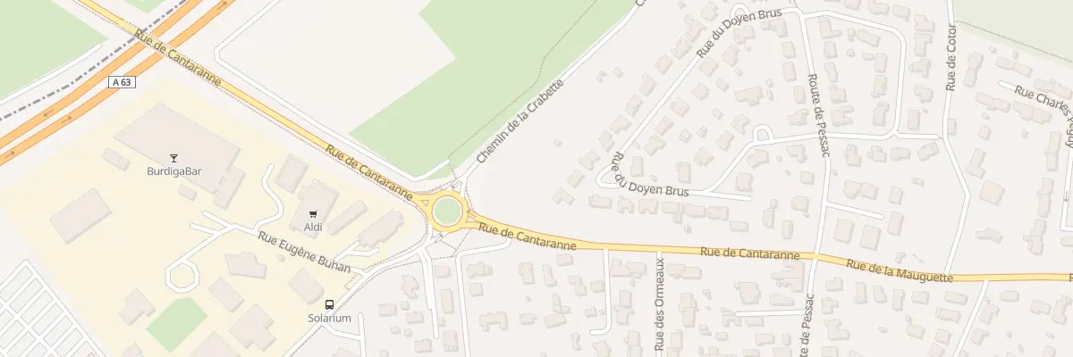 Plan du 24 Rue du Doyen Brus à Gradignan