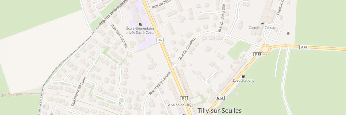Plan du 1 Rue de Condom à Tilly-sur-Seulles