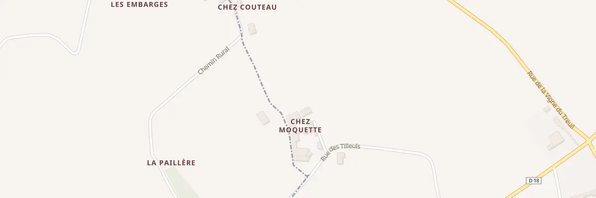 Plan du 1 Imp des Lilas à Taillant
