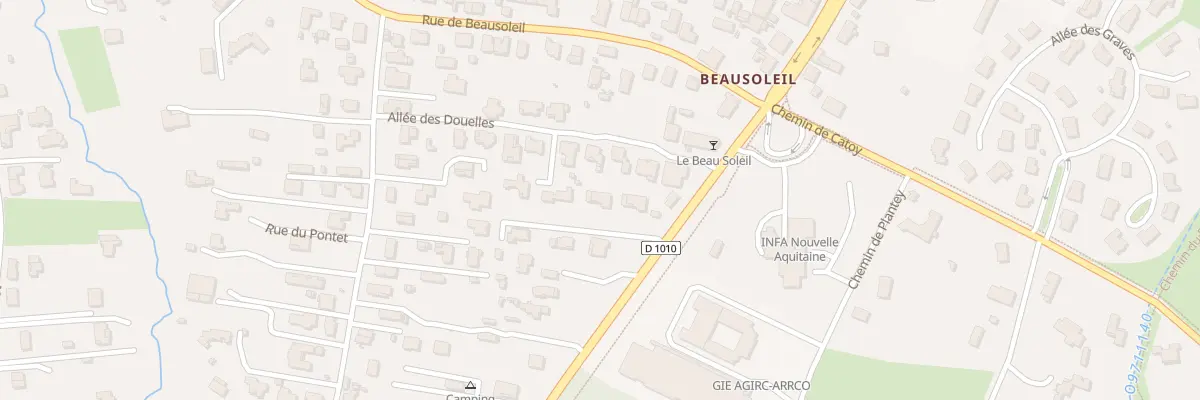 Plan du 355 Crs du Général de Gaulle à Gradignan