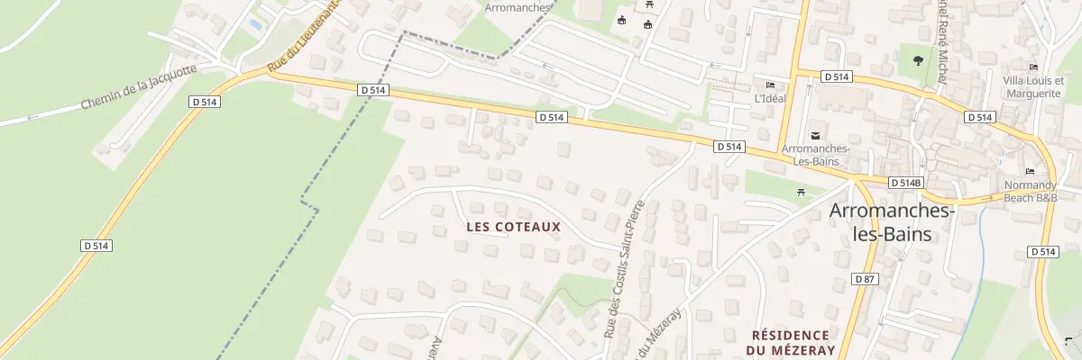 Plan du 5326 Lot Residence des Coteaux à Arromanches-les-Bains