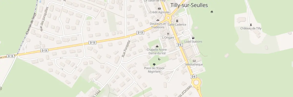 Plan du 2T Rue du 18 Juin 1944 à Tilly-sur-Seulles