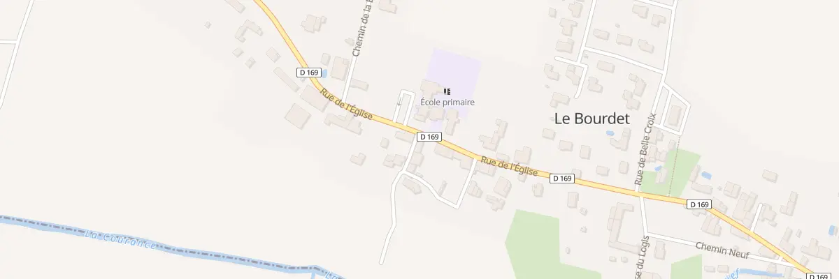 Plan du 15 Rue de l’Eglise au Bourdet