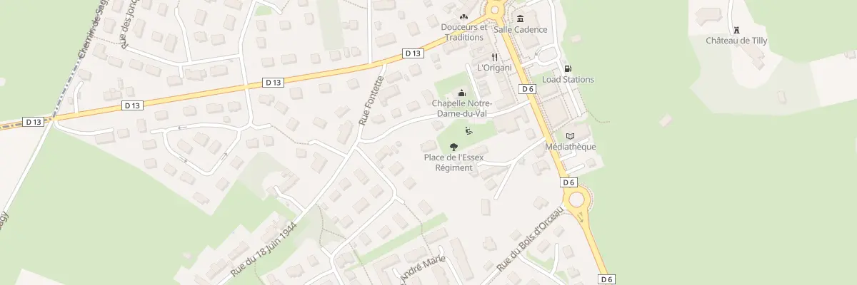 Plan du 3 Rue du 18 Juin 1944 à Tilly-sur-Seulles
