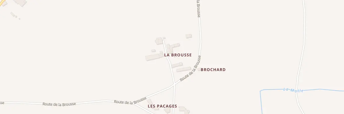 Plan du 34 La Brousse à Semoussac