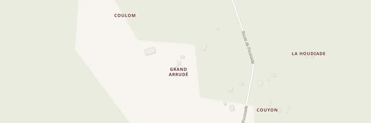 Plan du 556 Rte de Poussade à Garein