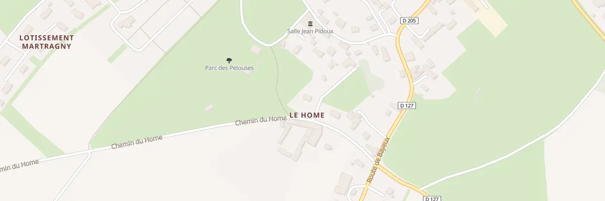 Plan du 8 Che du Home à Ryes