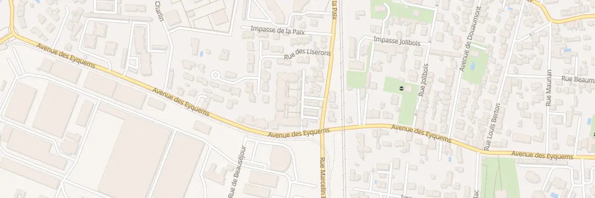 Plan du 125 Av des Eyquems à Mérignac