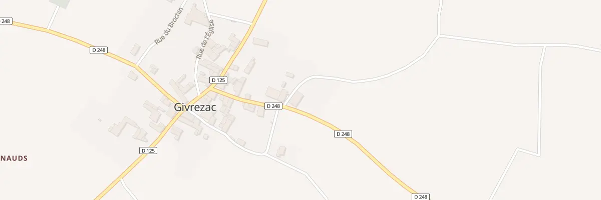 Plan du 15 Rue du Chateau à Givrezac