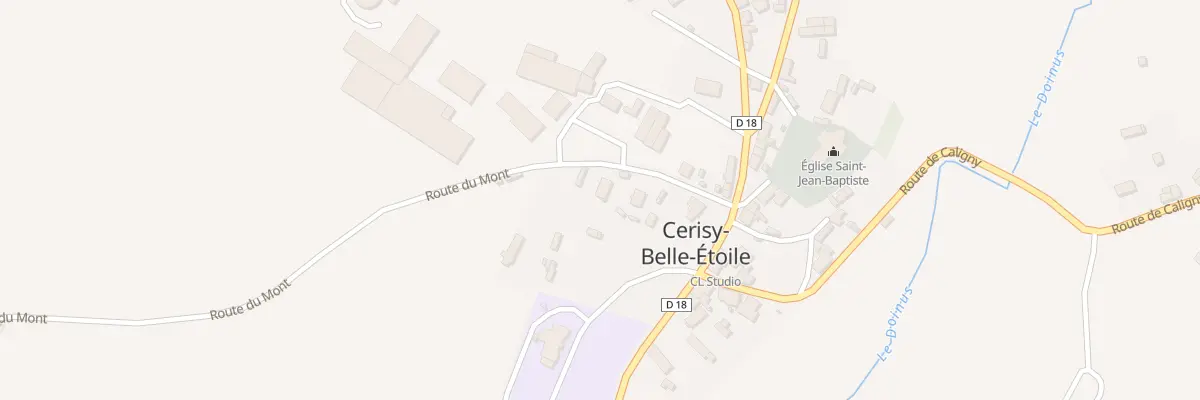 Plan du 99 Rte du Mont à Cerisy-Belle-Étoile