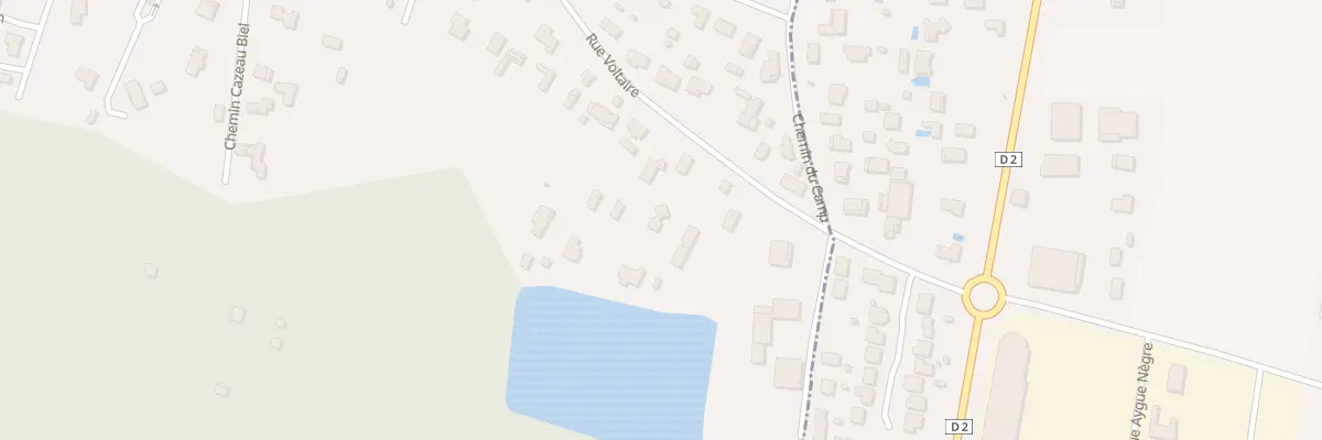 Plan du 598 Rue Voltaire au Pian-Médoc