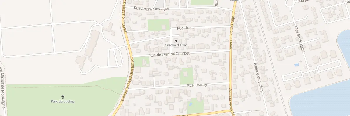 Plan du 20 Rue Amiral Courbet à Mérignac