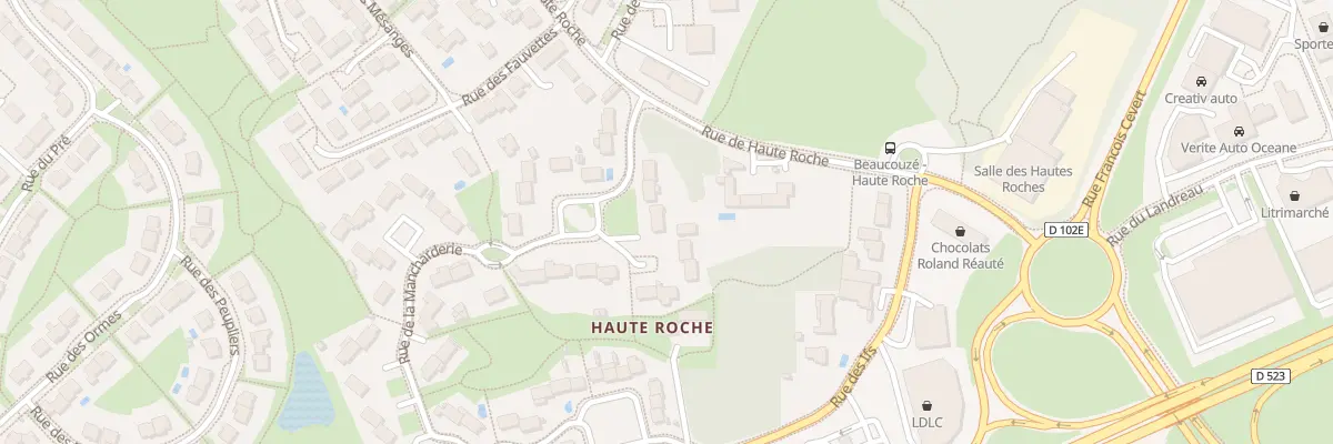 Plan du 5 Rue de la Mancharderie à Beaucouzé
