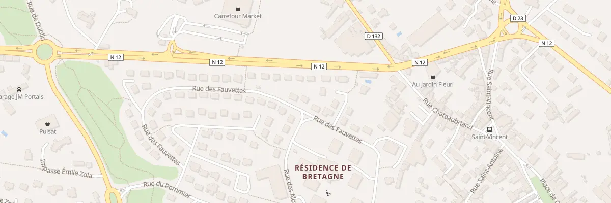 Plan du 369 Rue des Fauvettes à Mayenne
