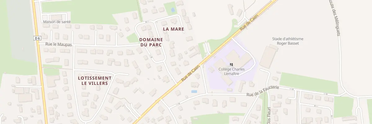 Plan du 51 Rue de Caen - Aunay sur Odon aux Monts d’Aunay