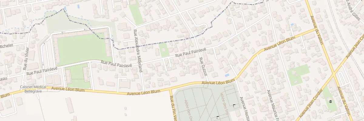 Plan du 34 Rue Paul Painlevé à Pessac