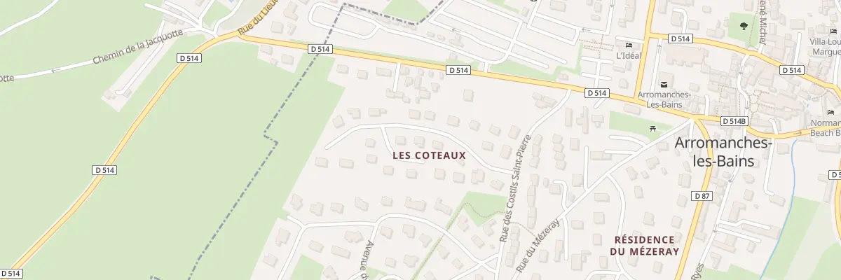 Plan du 7 Lot Residence des Coteaux à Arromanches-les-Bains