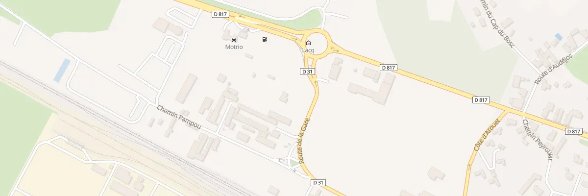 Plan du 2 Che Departemental No 31 à Lacq