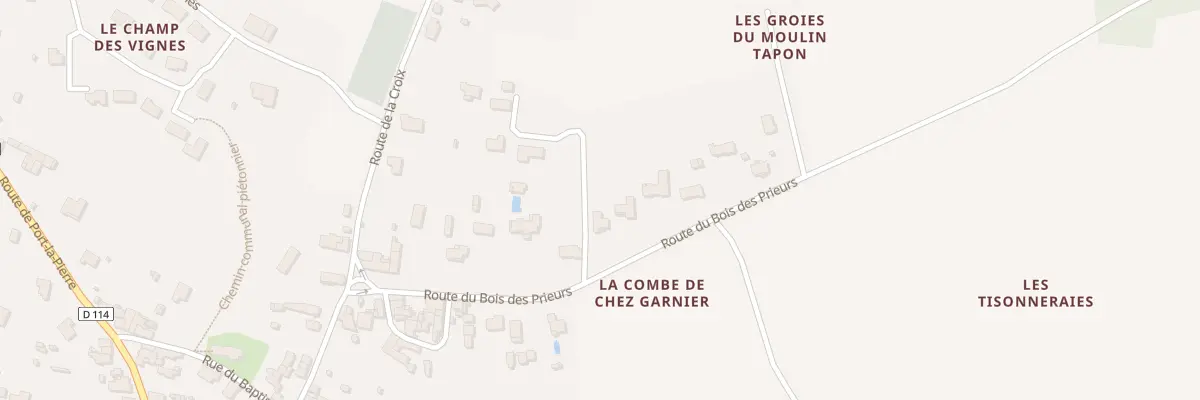 Plan du 23 Rte du Bois des Prieurs à Saint-Vaize