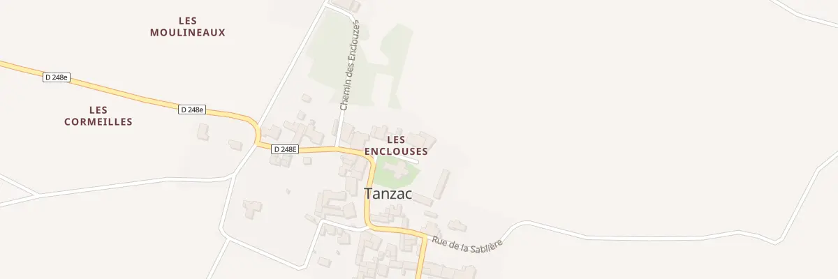Plan du 3 Imp des Clers à Tanzac