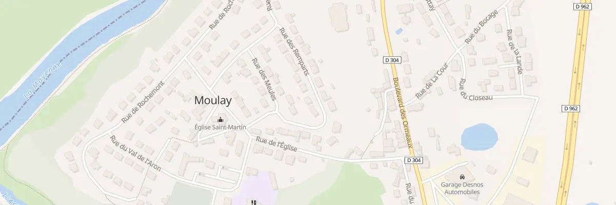 Plan du 3 Rue des Remparts à Moulay