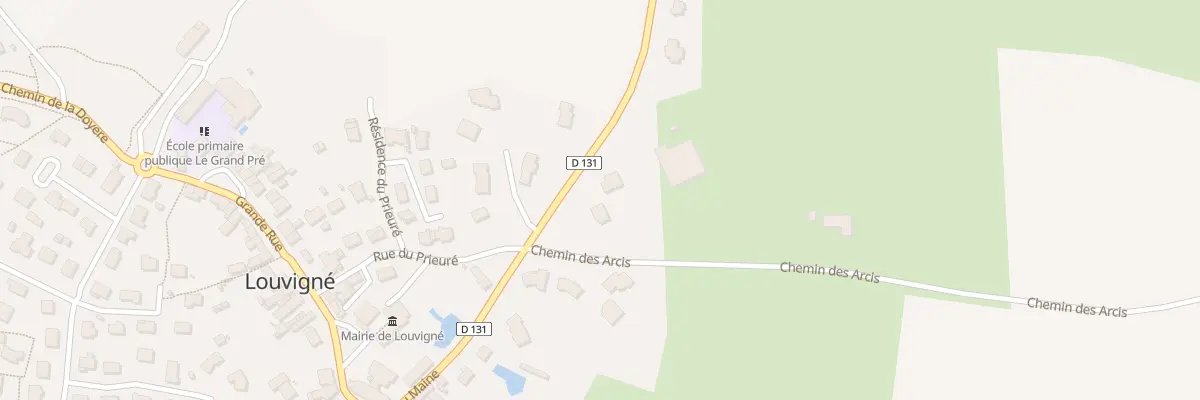 Plan du 2 Route d’Argentré à Louvigné