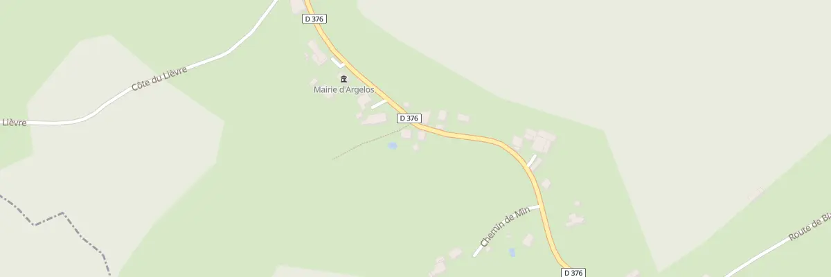 Plan du 20 Rte des Pyrénées à Argelos