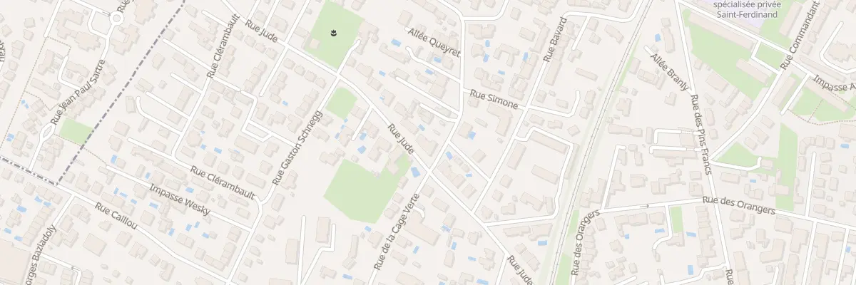 Plan du 63B Rue Jude à Bordeaux