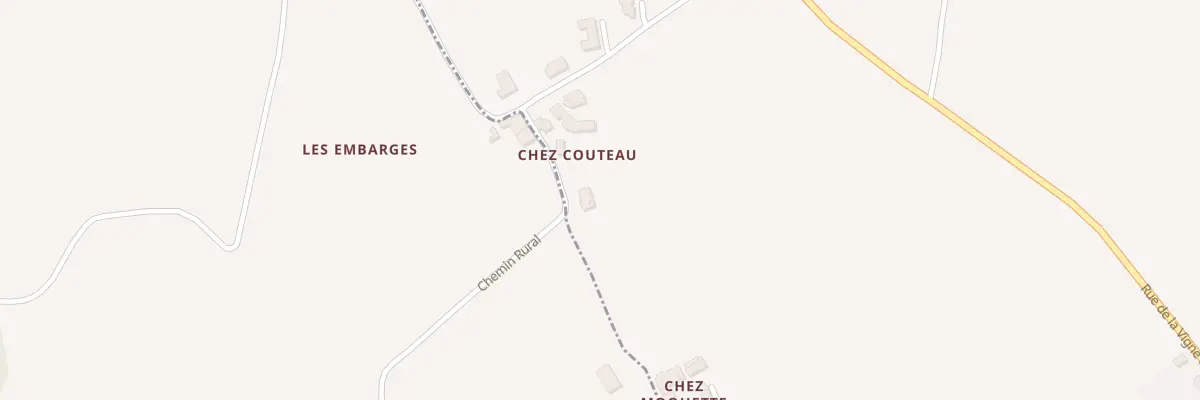 Plan du 7 Rue de Chez Couteau à Taillant