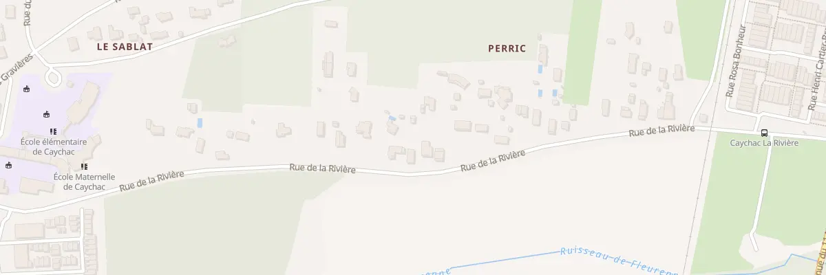 Plan du 52 Rue de la Rivière à Blanquefort