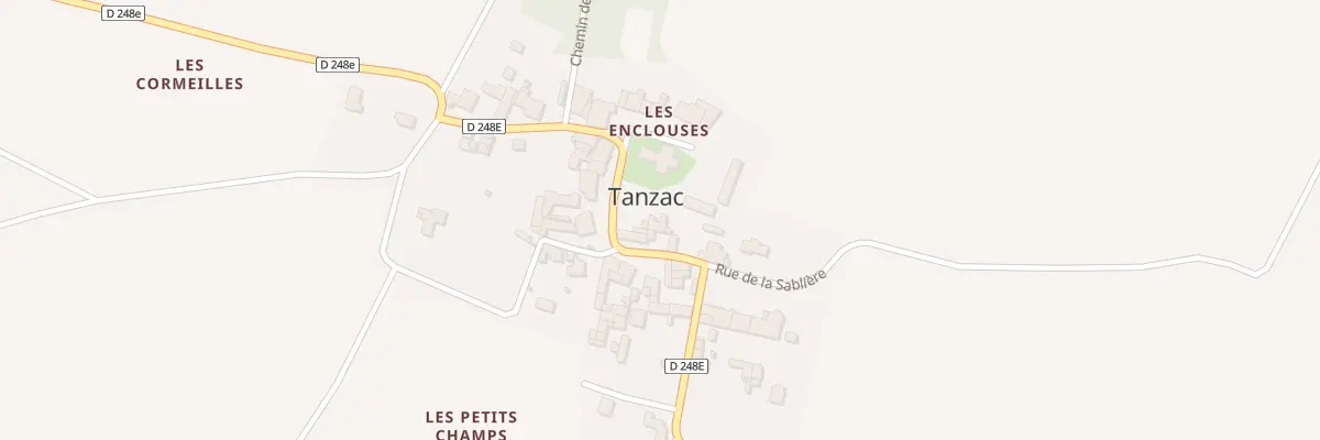 Plan du 9 Rue Rene Gendron à Tanzac